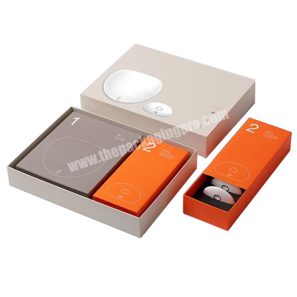 Low Moq Custom luxury cardboard drawer packaging gift box