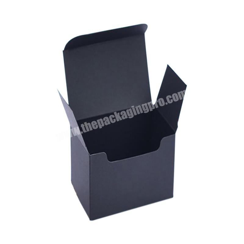 Low MOQ matte black corrugated paper black top tuck mailer box for shoes