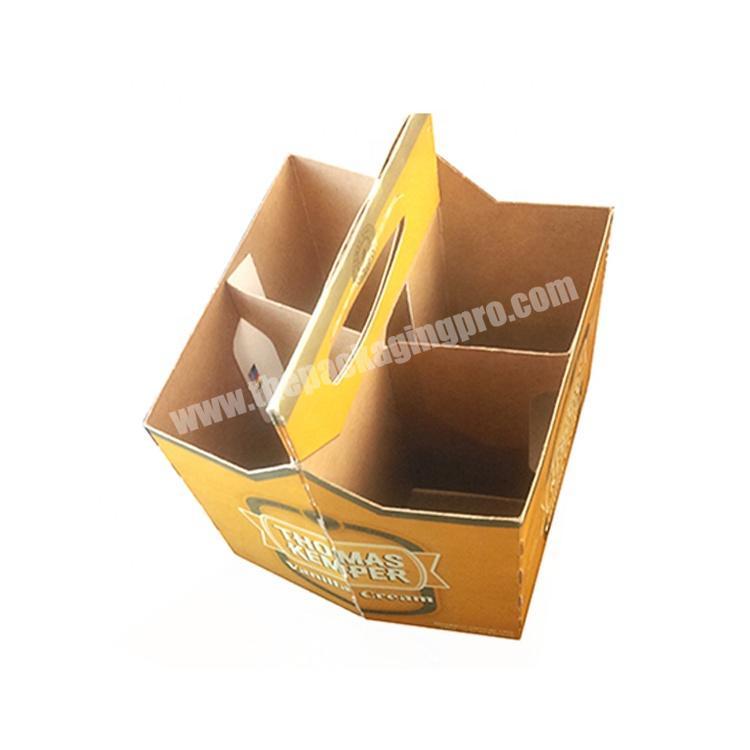 Low Price 4 Pack Beer Cardboard Box