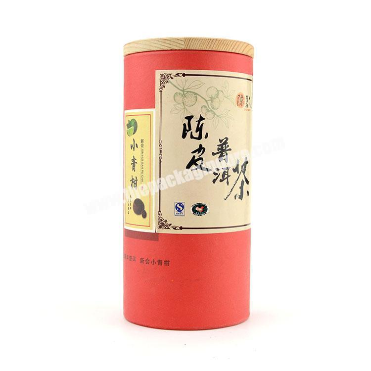 luxurious paper tube paper tea canister custom for tea