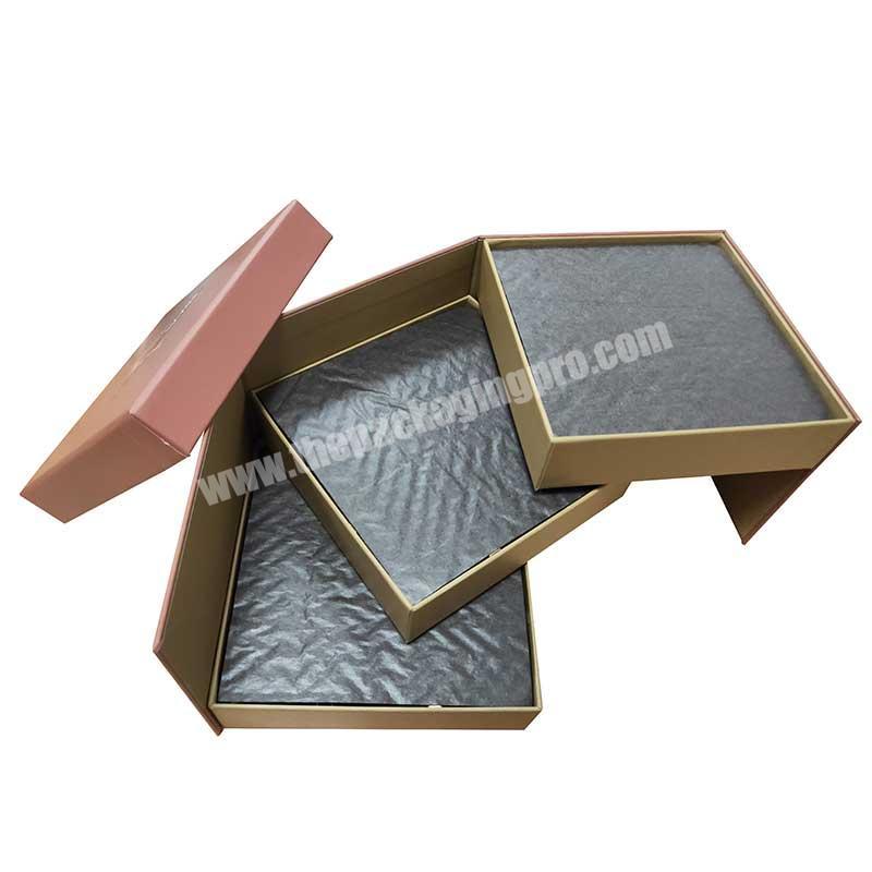 Luxury 3 layers 27 pcs combination paper chocolate packaging gift box
