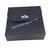 Luxury Black Gift Paper Box Keepsake Stationery Storage Box Square Shape Paper Drawer Storage Box With Metal Lock