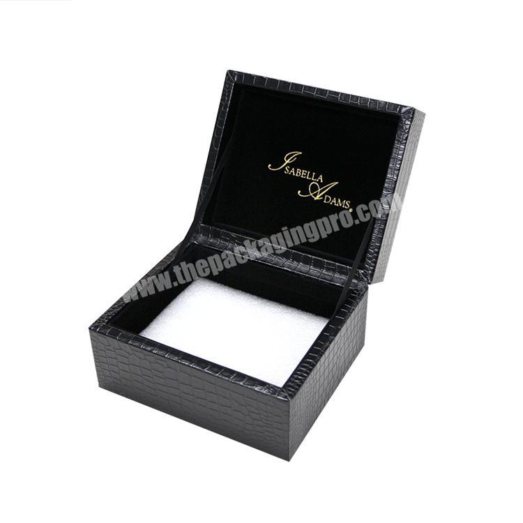 Luxury Black gift paper box with special paper
