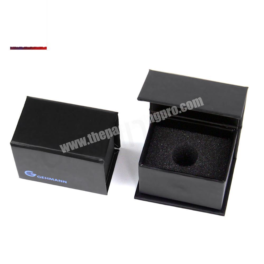 Luxury Black Magnetic Gift Box For USB Crownwin Packaging