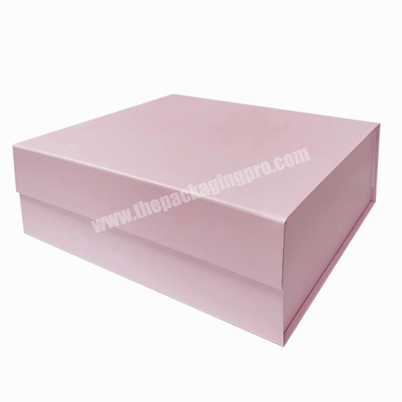 Luxury black packaging magnetic gift box for small product with removable ribbon
