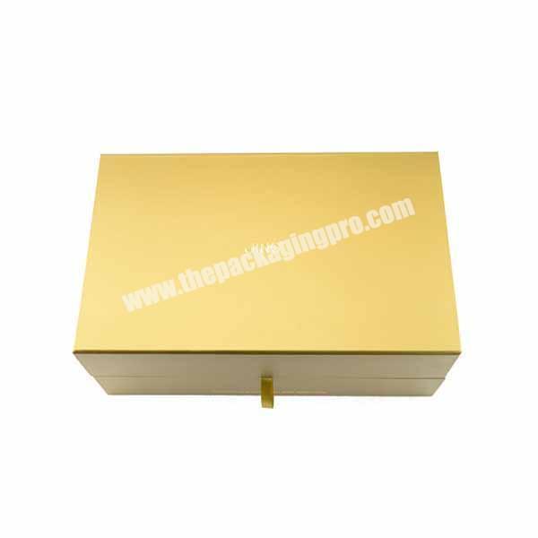 Luxury book shape magnet closure cosmetic packing box c