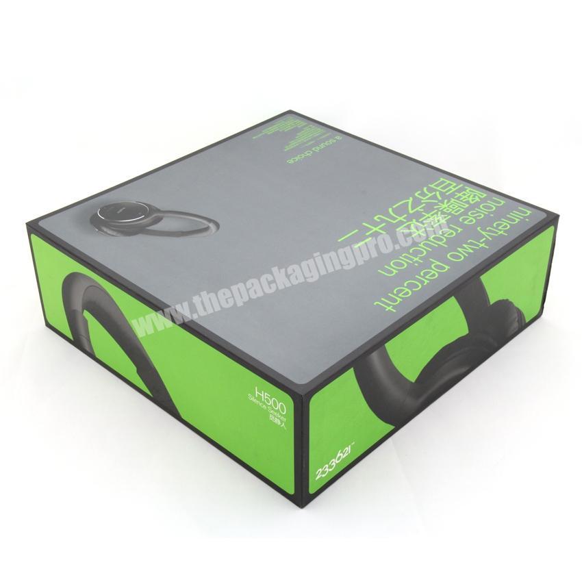 Luxury Cardboard draw earphone packaging box for small products and items packaging