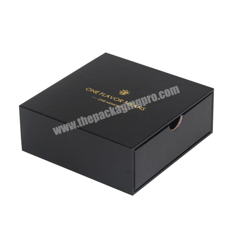 Luxury Cardboard Packaging Boxes for Perfume Bottle Slider box Drawer Package design