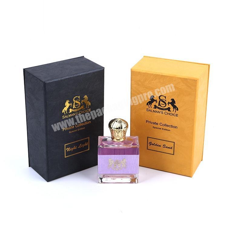 Luxury Cardboard Paper Lid And Base Beauty Cosmetic Packaging Perfume Bottle Gift Box With Inserts
