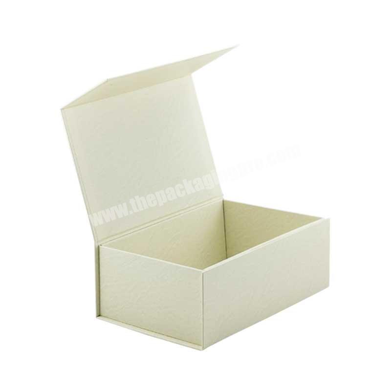 Luxury cardboard rigid paper magnetic giftbox packaging gift box