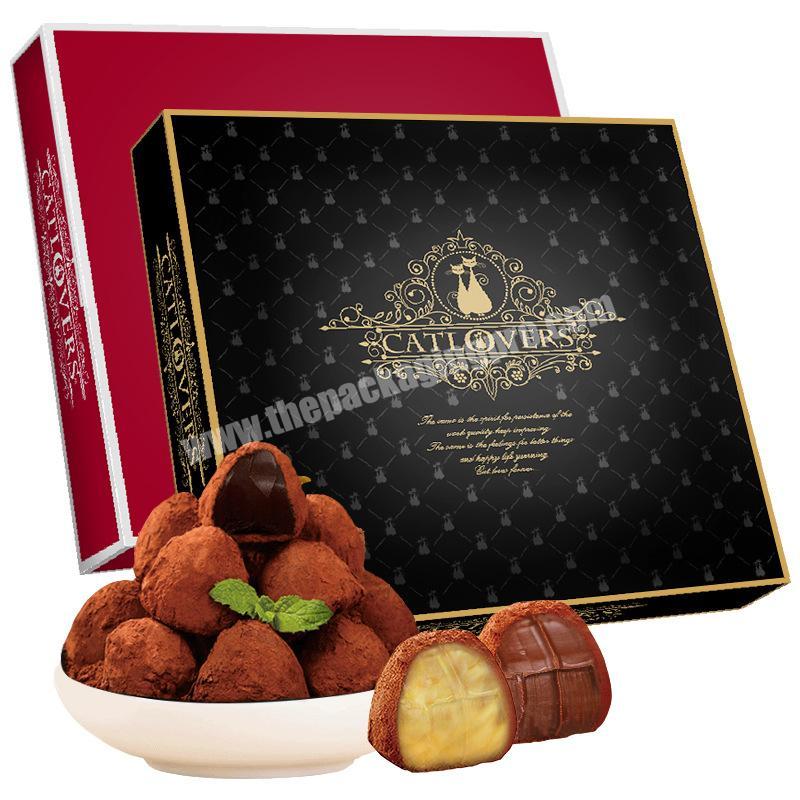 Luxury Chinese New Year Candy Box Chocolate Gift Box can be custom