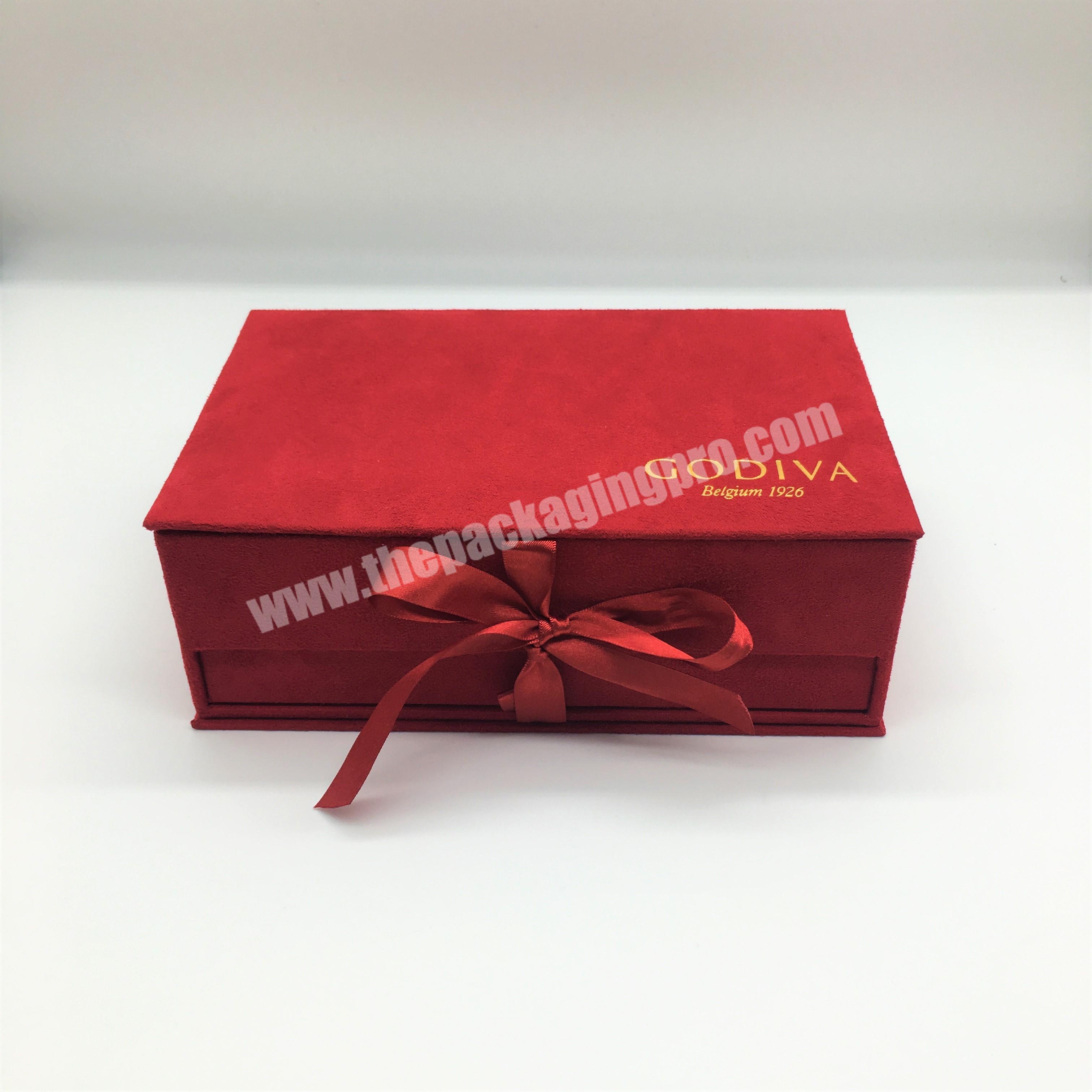 luxury chocolate box two layer custom Chocolate box with ribbon