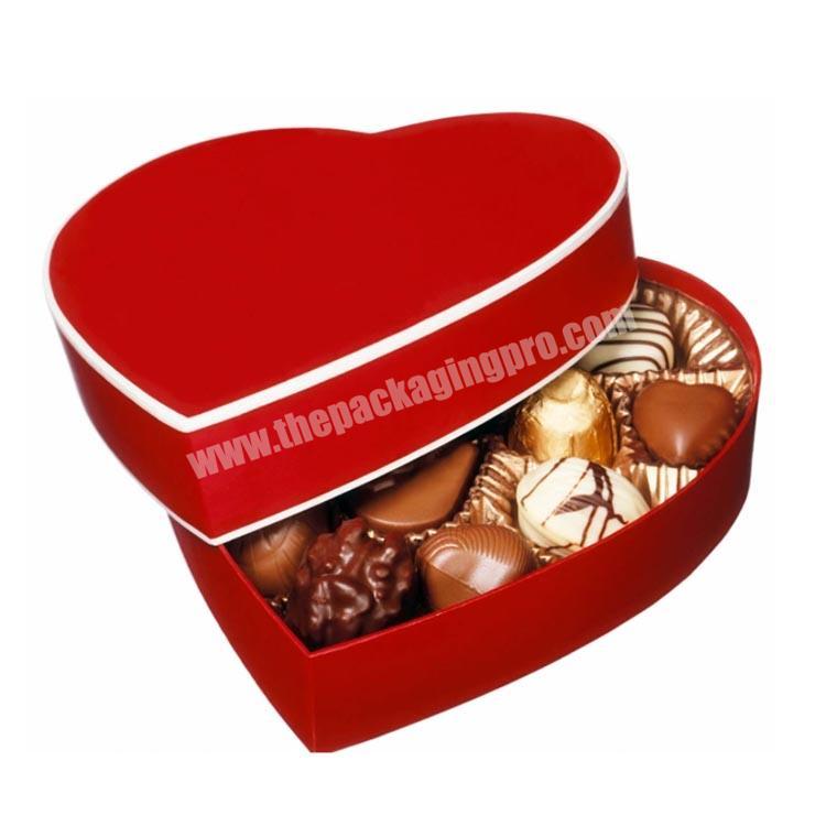 Luxury chocolate box with interior paper tray food box custom paper box packaging