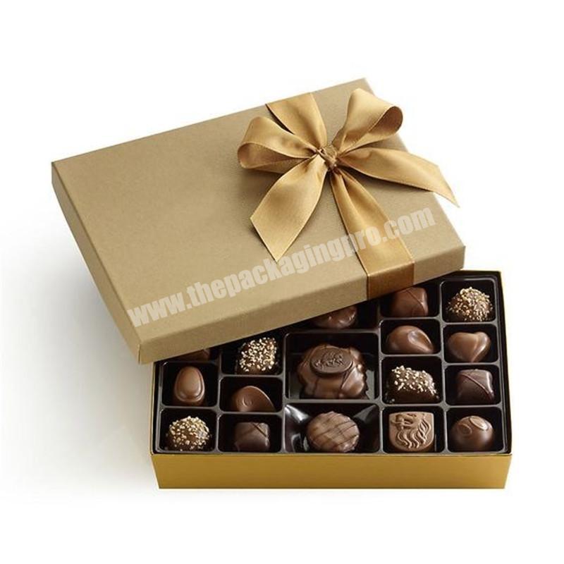 luxury chocolate Candy Sweet packaging box with die cut window