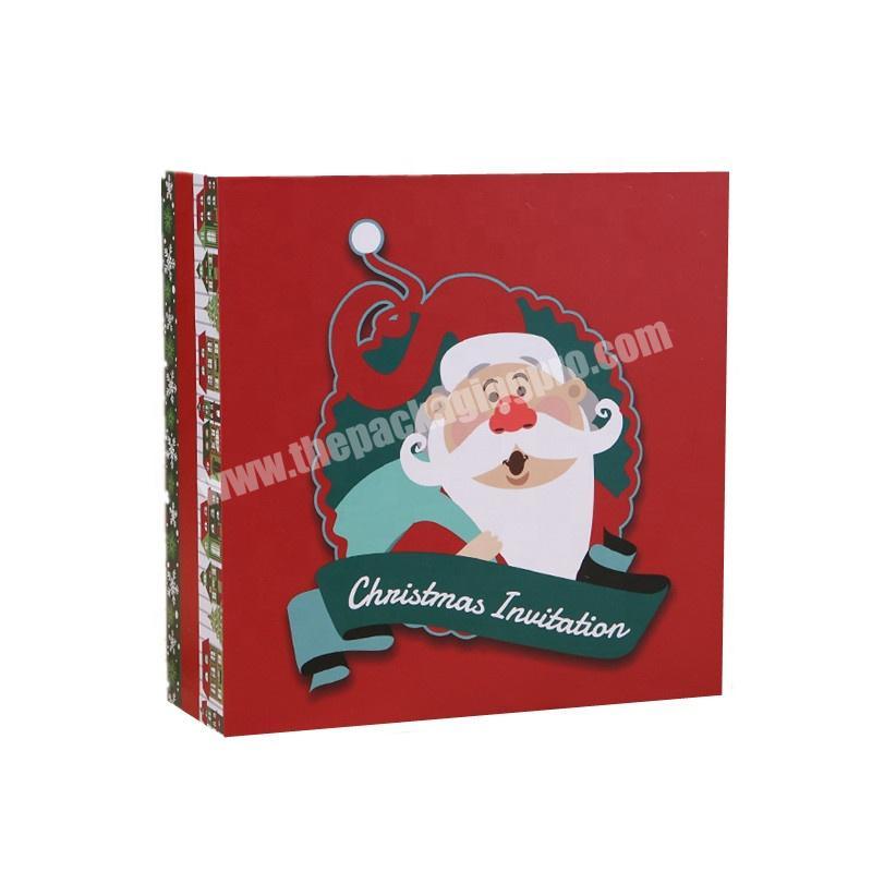 luxury clamshell Christmas apple gift box honey packing box
