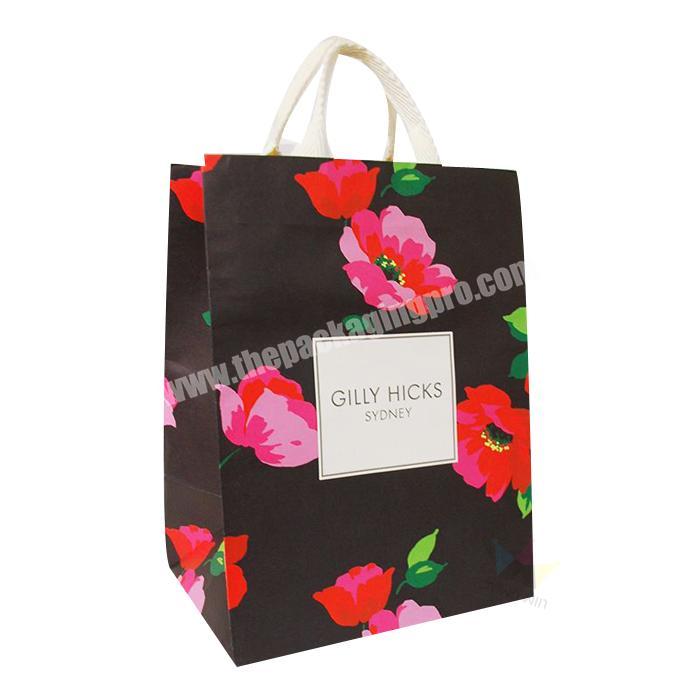 Luxury Coated Paper Shopping Bag Red Paper Bag