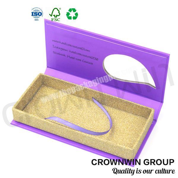 Luxury Color False Eyelash Paper box CrownWin Packaging