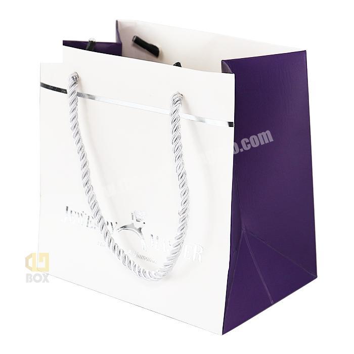Luxury colorful gloss paper bags free sample retail CrownWin Packaging