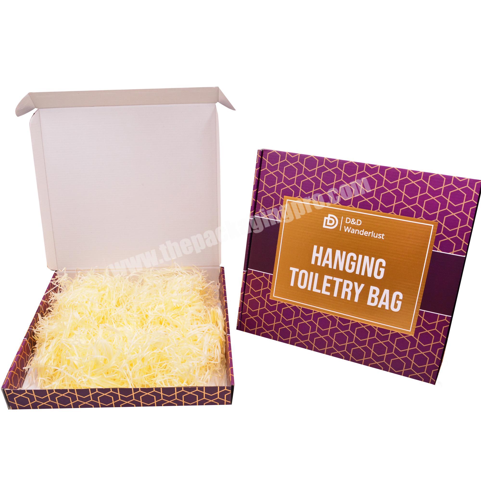 Luxury Corrugated Board Clothes Box Shoe Box Packaging Handbag with Custom Logo Food Post Box Cardboard Logo Foil for Shipping