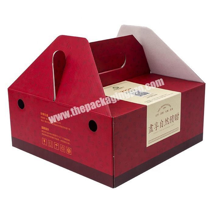 Luxury corrugated board paper packaging suitcase box