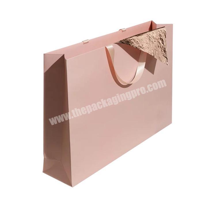 Luxury custom boutique shopping paper bags with logo