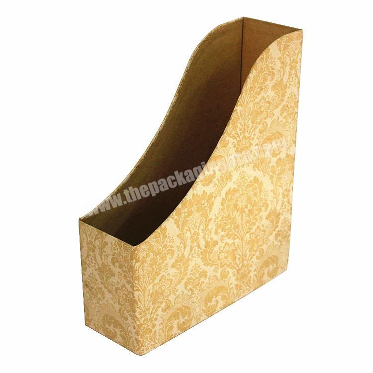 luxury custom box brown craft Desktop a4 document paper box