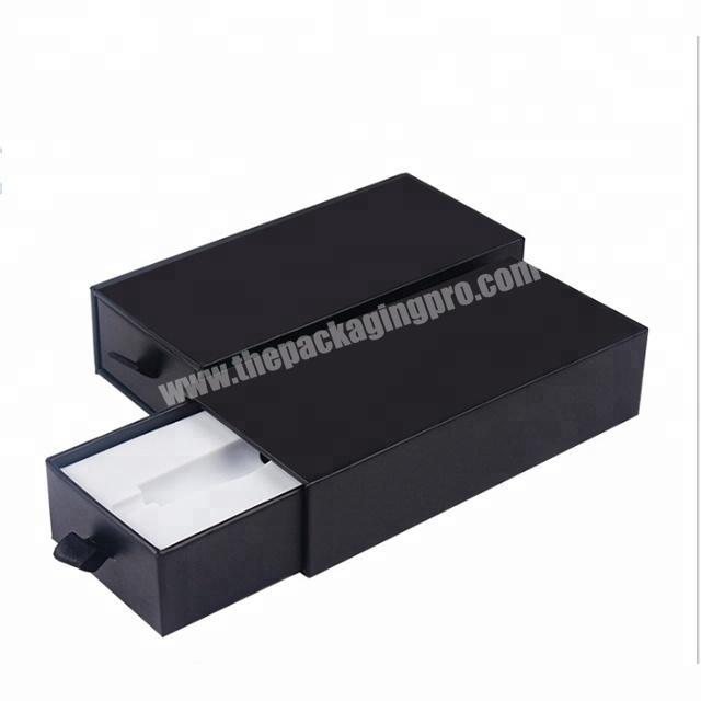 luxury custom cardboard cartridge  vape pen set packaging gift drawer tab box