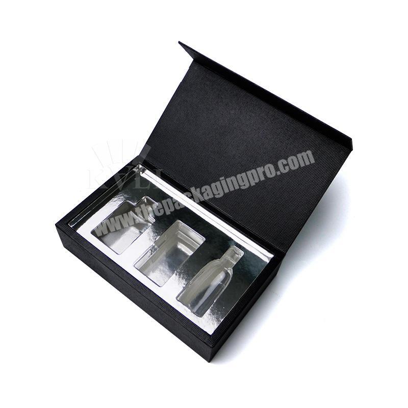 Luxury custom cosmetic lotion bottle paper box magnetic cosmetic packaging box