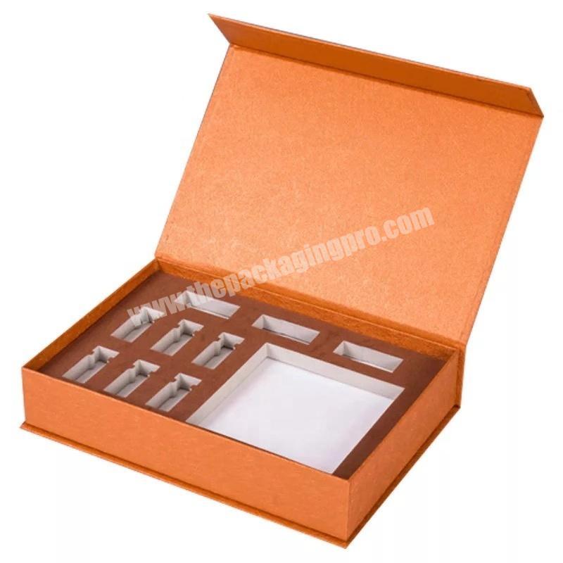 luxury custom cosmetic magnetic closure gift box