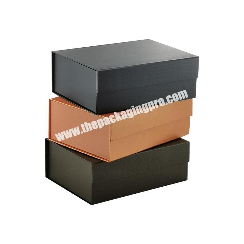 Luxury custom design bulk folded magnetic gift and retail packaging boxes