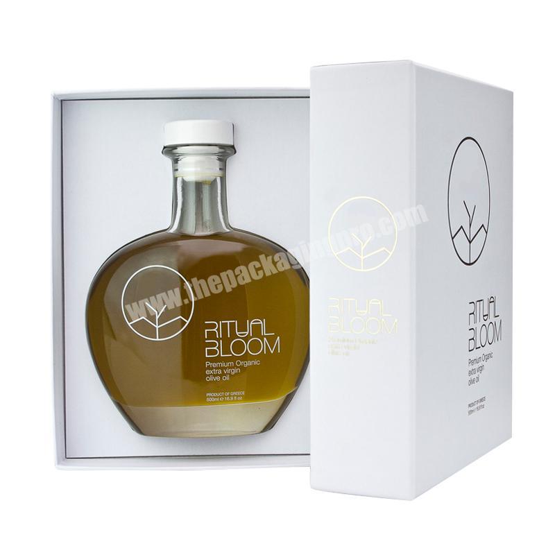 Luxury Custom Design Logo EVA Foam Insert Lid and Base Priviate Brand Perfume Bottle Packaging Boxes