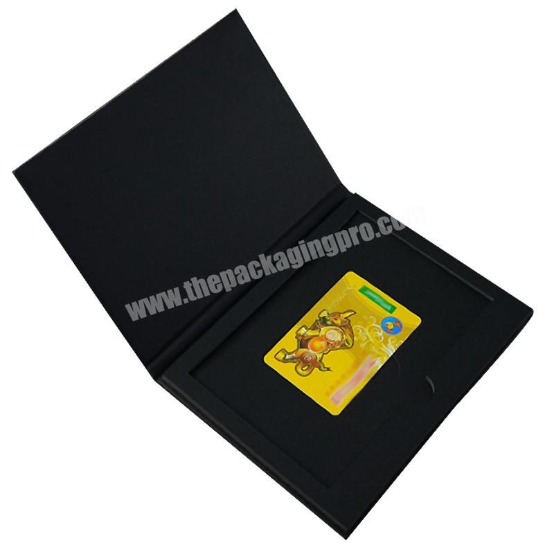 Luxury Custom Design Rigid Cardboard Paper  Packaging Credit Card Gift Card Boxes
