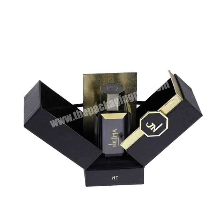 Luxury Custom Double Makeup Bottle Opening Door Perfume Paper Packaging Gift Box