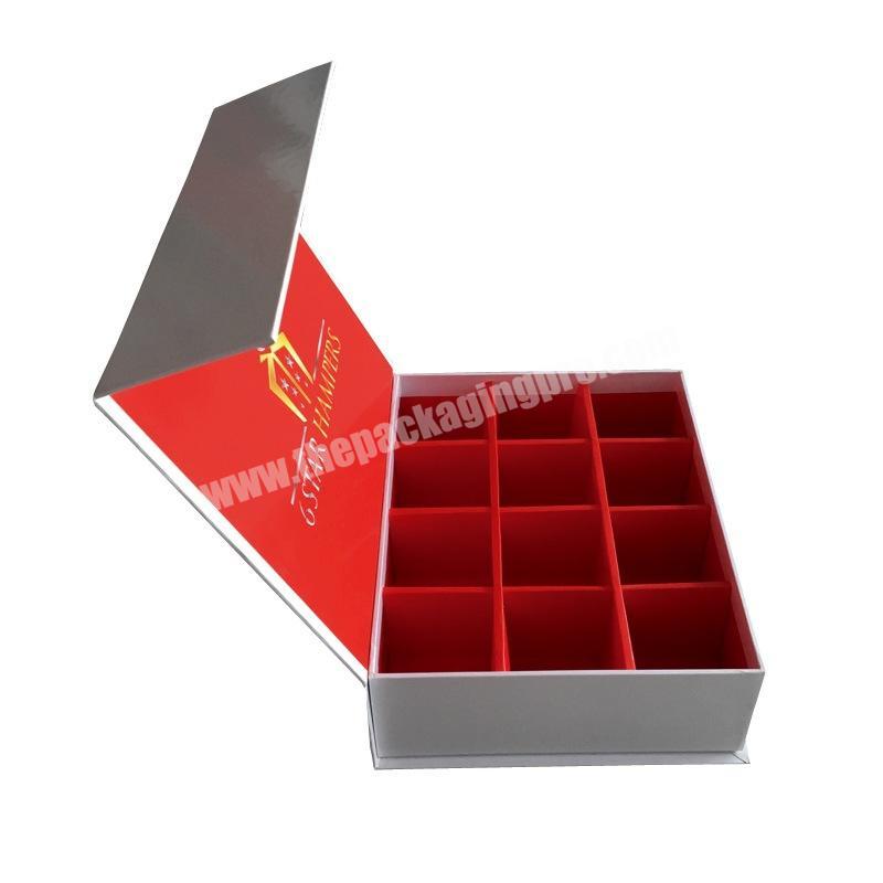 Luxury custom empty package candy packaging chocolate truffle clamshell box