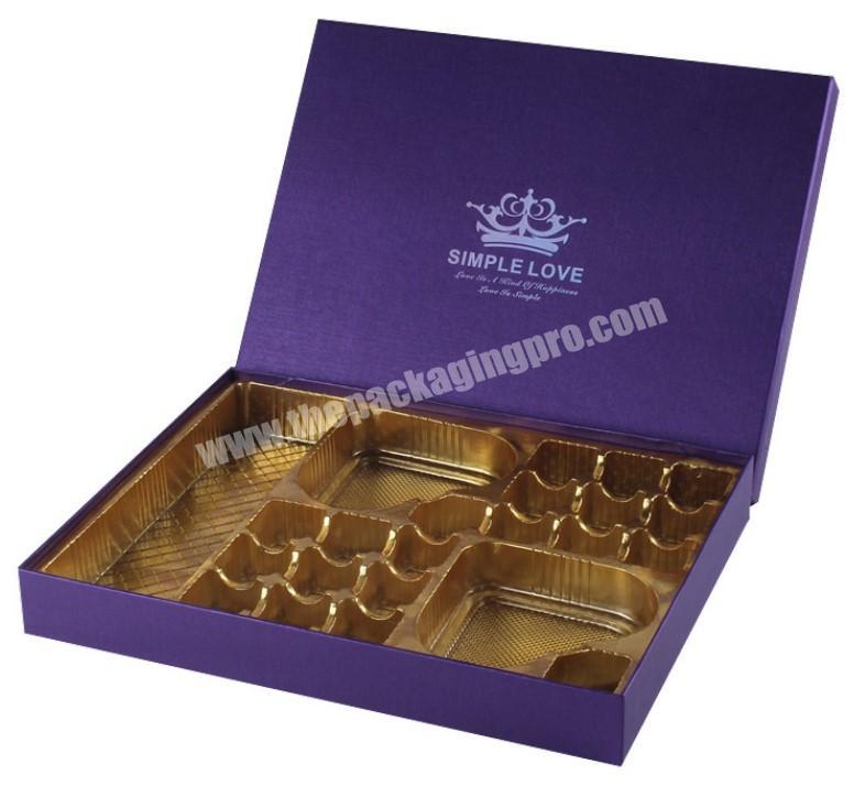 Luxury custom fancy empty package candy packaging chocolate truffle box