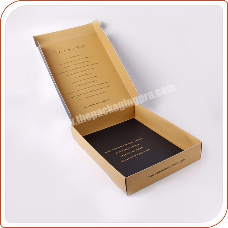 luxury custom folding clothing packaging box for dress