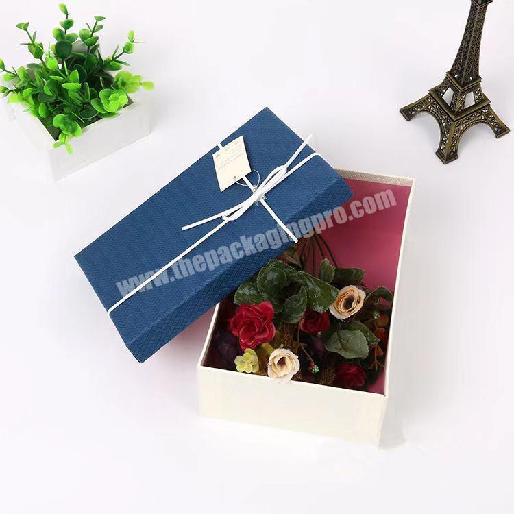 Luxury custom high-grade magnetic square with cover high gloss white flat folding cardboard gift box