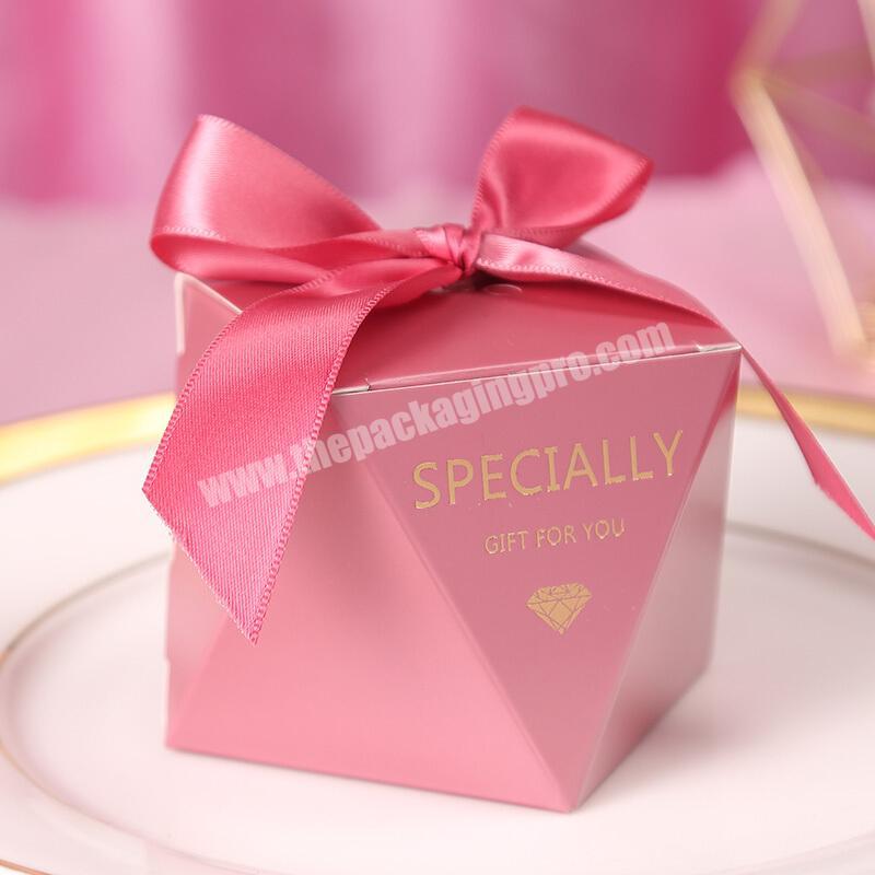 Luxury Custom Ideas Pantone Color Paper Cardboard Birthday Box With Luxulry Velvet Pouch Gift Box With Ribbon