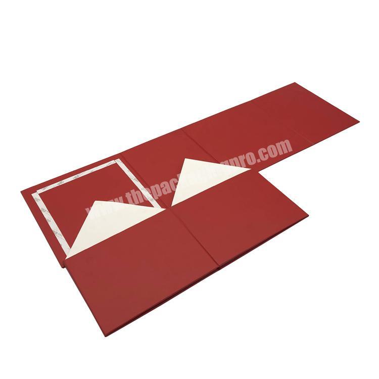 Luxury custom logo book shape folding box