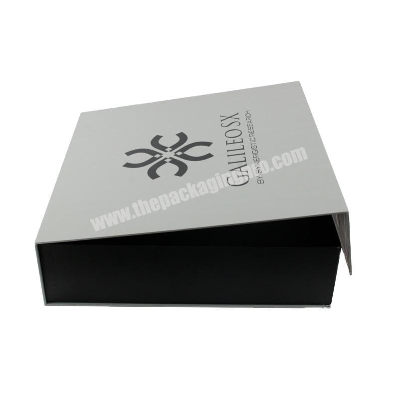 Luxury custom logo cardboard magnetic book shape box for tea set packaging