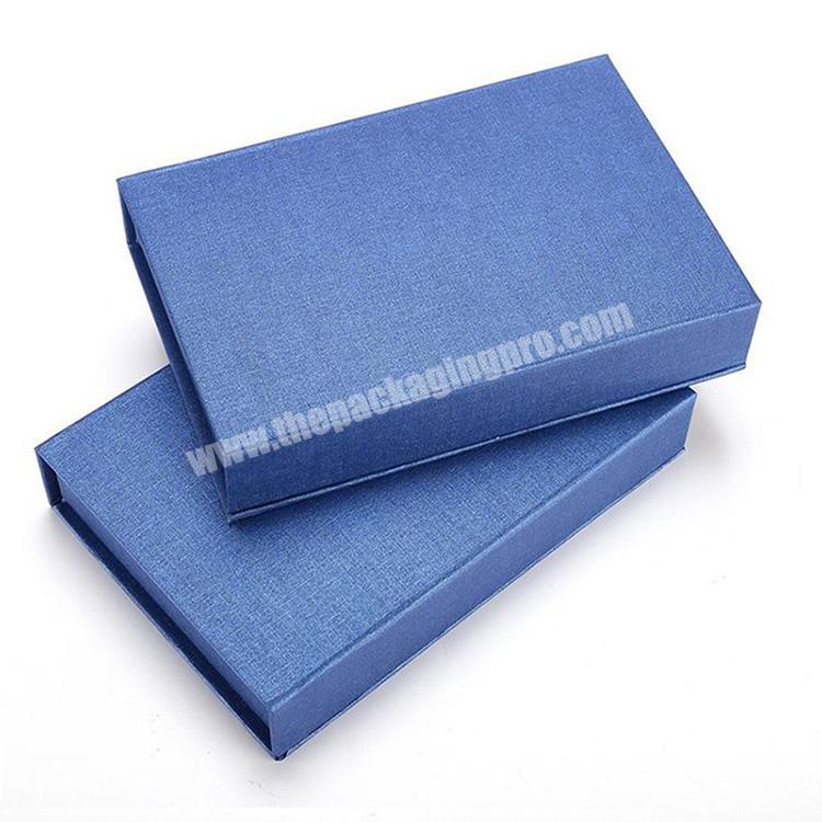 Luxury custom LOGO cardboard paper magnetic gift packaging boxes with insert for business card