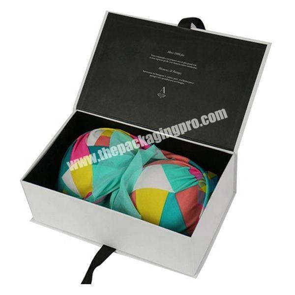 Luxury Custom Logo Clothing  Dress Yarn skirt Swimwear Packaging bikini box shipping For Apparel