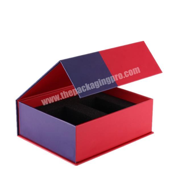luxury custom logo design paper packaging gift box with magnetic closure
