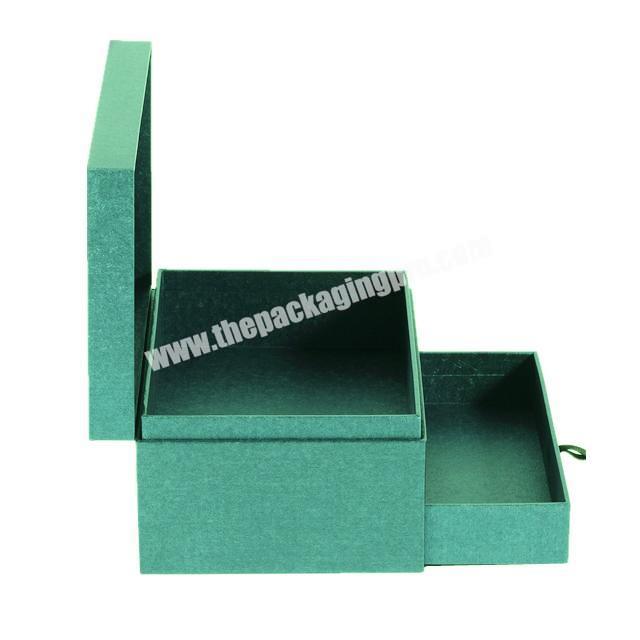 Luxury custom logo drawer gift innovative jewelry packaging beauty boxes