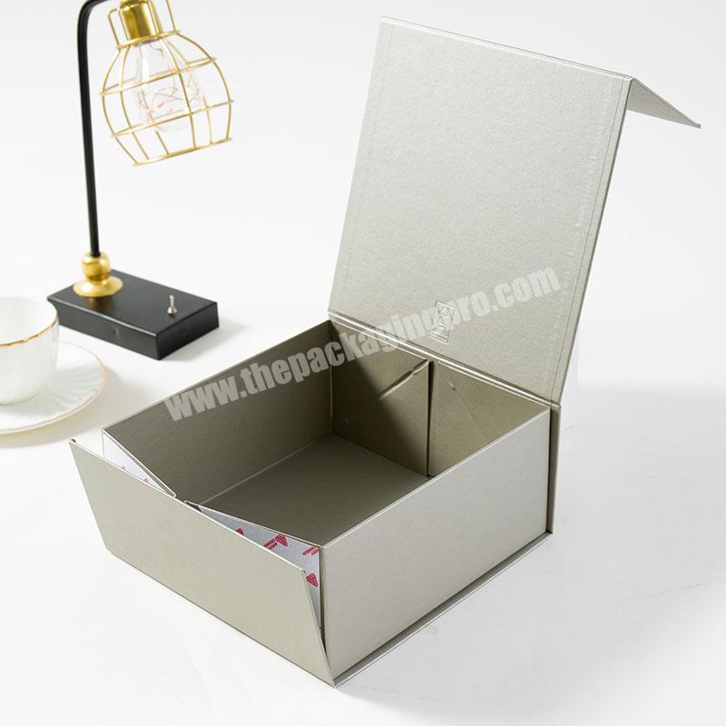 Luxury Custom Logo Printed Folding Gift Boxes Packaging Rigid Paper Boxes Empty Paper Gift Box for Cosmetic