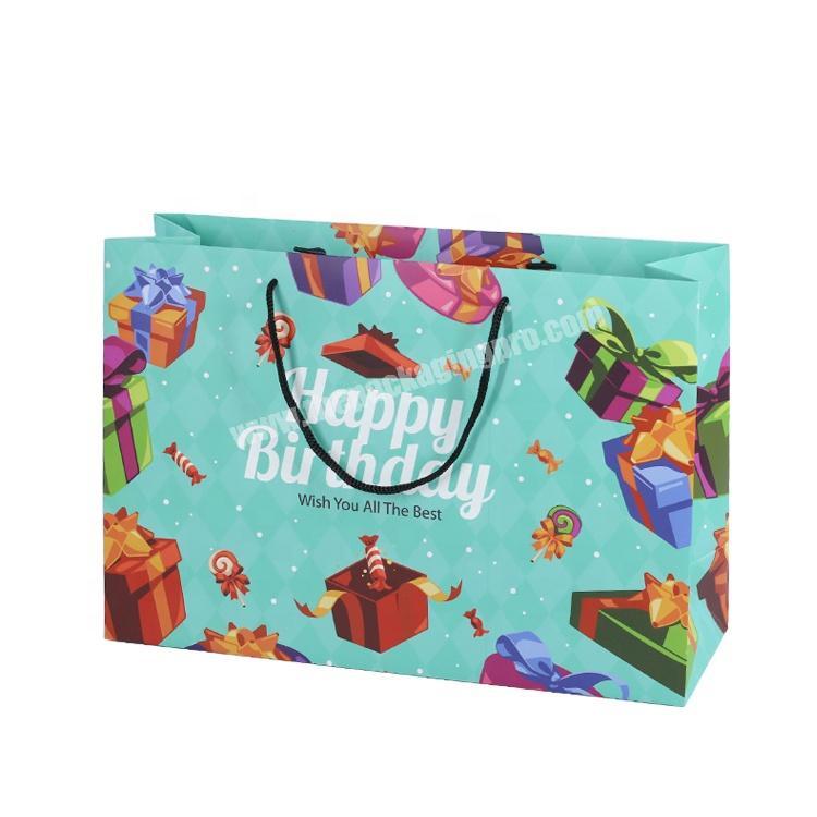 Luxury Custom Logo Printing Shopping Paper Bag with Handle