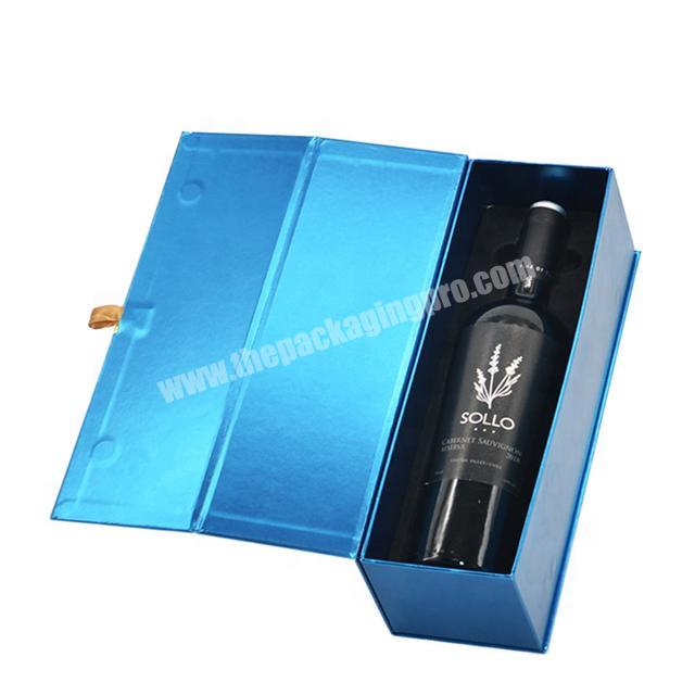 luxury custom packaging cardboard wine boxes gift