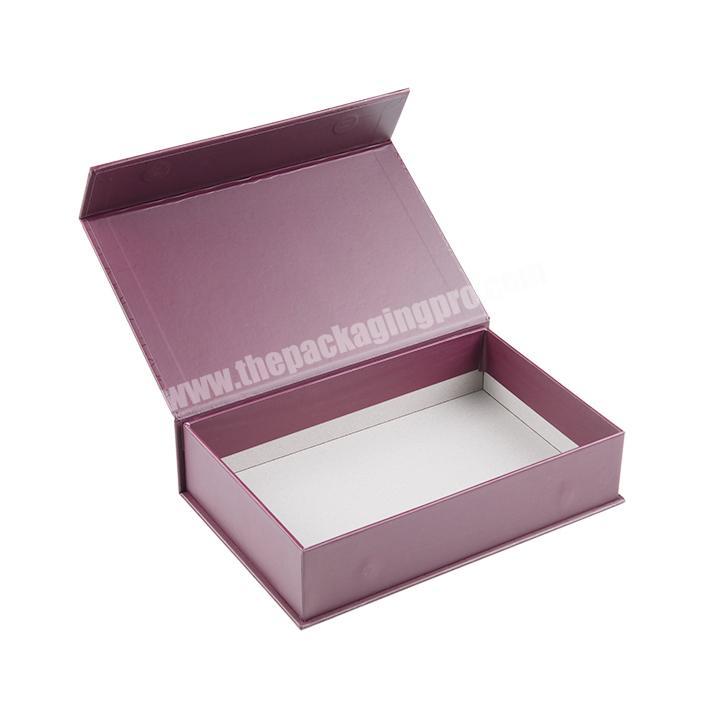 Luxury Custom Paper Rigid Magnet Closure Flap Gift Magnetic Box