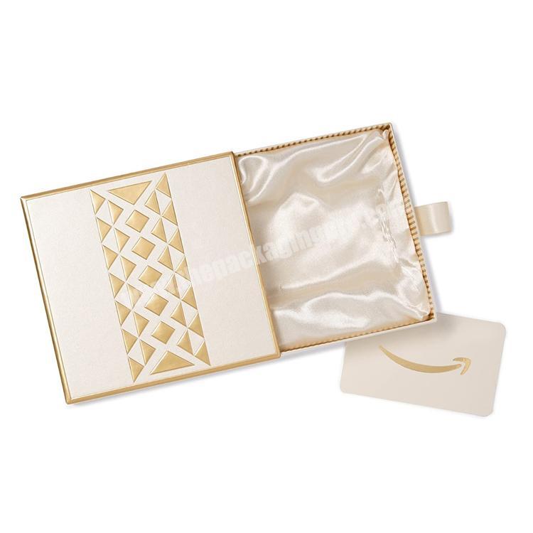 Luxury Custom Presentation Gift Boxes Various Sizes Custom Drawer Rigid Box with hot stamping logo