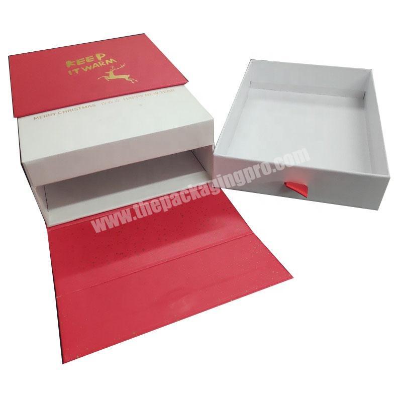 Luxury custom printed paper packaging magnetic gift box